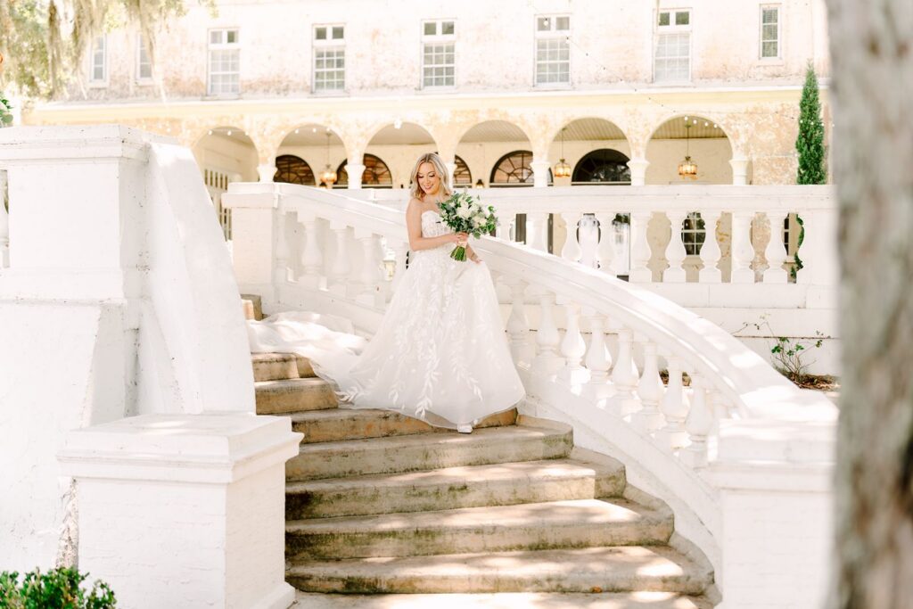Bride at Bella Cosa Wedding Venue