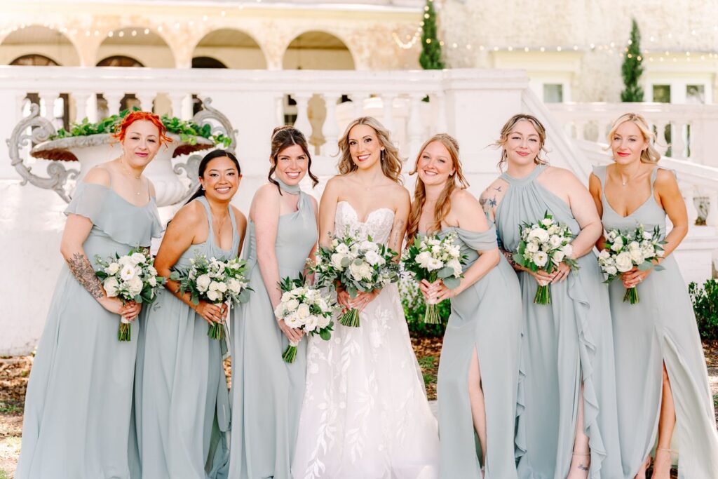 Bridesmaids at Bella Cosa Wedding Venue