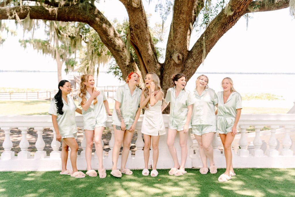 Bridesmaids at Bella Cosa Wedding Venue